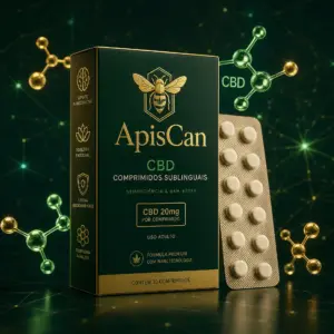 Apiscan — Comprimido Sublingual com Apitoxina 30 e CBD