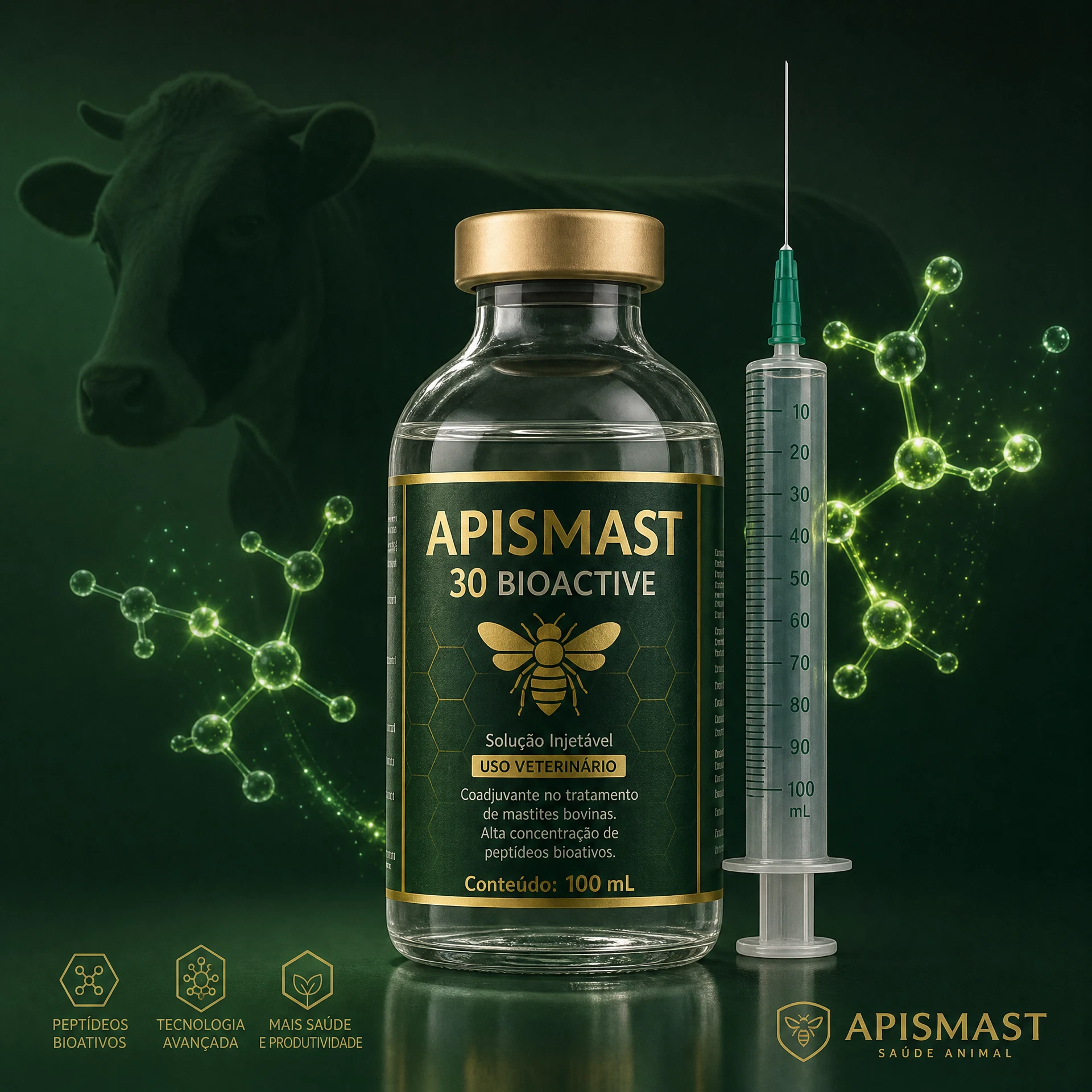 APISMAST 30 Bioactive — Apitoxina Injetável Veterinária